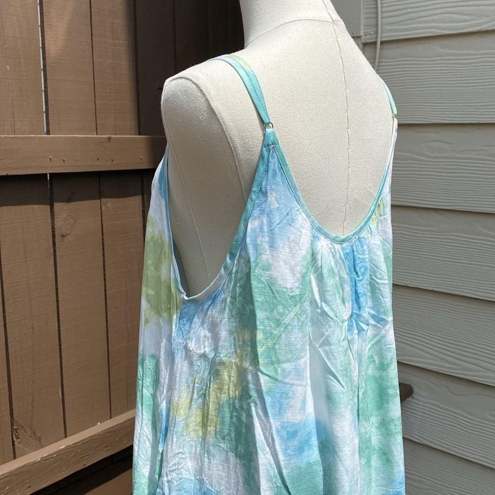 Millibon tie dye midi dress with adjustable straps - Picture 9 of 13
